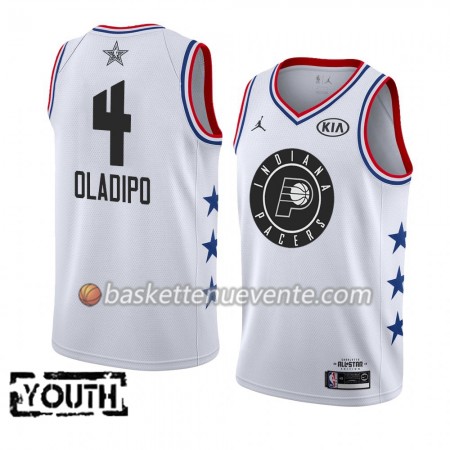 Maillot Basket Indiana Pacers Victor Oladipo 4 2019 All-Star Jordan Brand Blanc Swingman - Enfant
